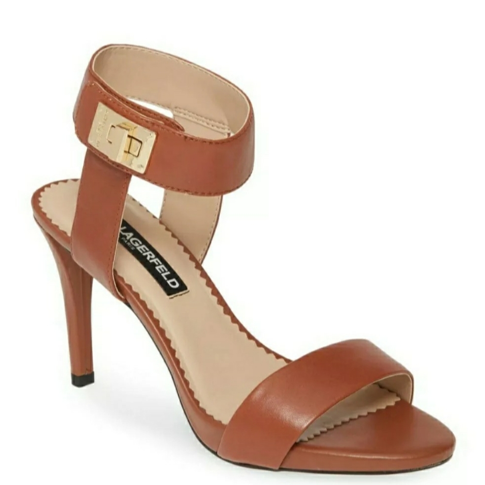 Karl Lagerfeld Paris Olivia ankle strap sandal 9
